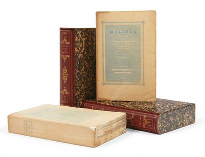 MOLIERE Oeuvres.
Paris: Paulin, 1835. — 2 volumes in-8, 268 x 177: frontispice, 768...
