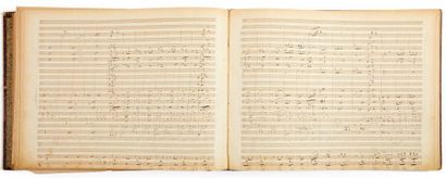 OFFENBACH, Jacques Manuscrit autographe de deux opérettes: "Choufleury [restera chez...