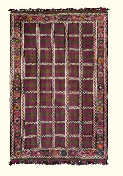 null * DEUX TAPIS KILIM, MAROC, XXE SIÈCLE

TWO KILIMS CARPETS, MOROCCAN, 20TH CENTURY

Approx....