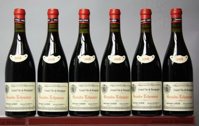 null 6 BOUTEILLES GRANDS ECHEZEAUX Grand cru «Vieilles vignes» - D.
LAURENT 2008