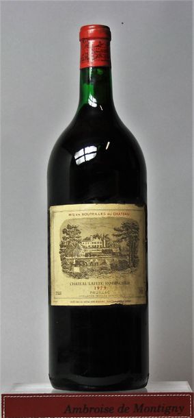 null 1 MAGNUM CHÂTEAU LAFITE ROTHSCHILD - 1er GCC Pauillac 1979
Etiquette tachée,...