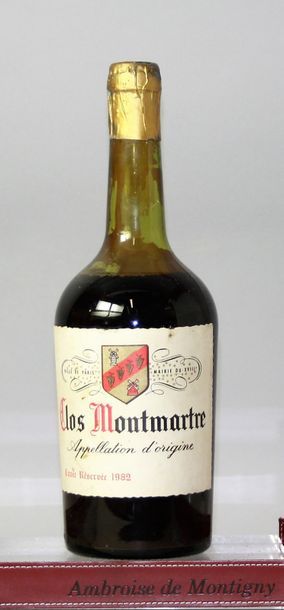 1 BOUTEILLE CLOS MONTMARTRE «Cuvée reservée»...