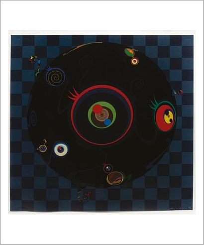 Takashi MURAKAMI (Né en 1962) Black beard, 2004
Lithographie en couleurs.
Signée...