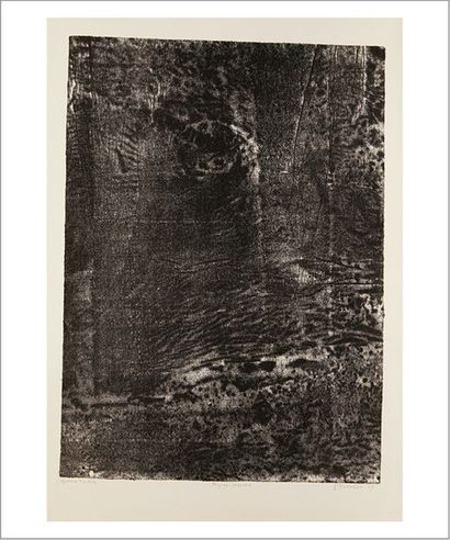 Jean Dubuffet (1901-1985) Paysage japonais, 1959
Épreuve d'artiste.
Signée, datée...
