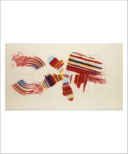 James ROSENQUIST (1933-2017) Carousel, 1978
Gravure en couleurs.
Signée, datée et...