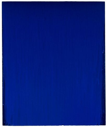 JOSEPH MARIONI (né en 1943) Blue painting n° 13, 1994
Acrylique sur toile de lin.
Signé...
