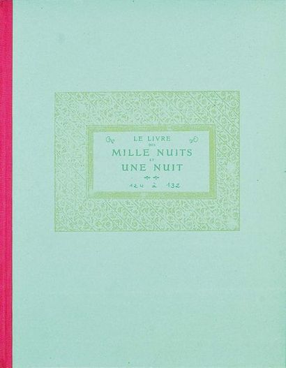 JOSE - MARIA SICILIA (NÉE EN 1954) Les Milles et Une Nuits, 1971
Numérotée 5/20.
Editions...