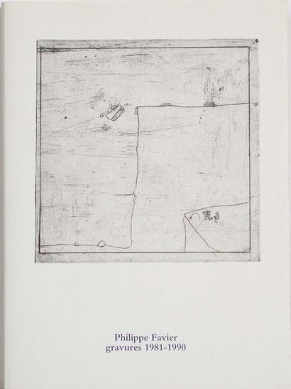 PHILIPPE FAVIER (né en 1957) Gravures 1981-1990, 1971
Imprimerie sur papier. Une...