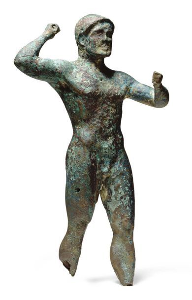 null ?HÉRACLÈS COMBATTANT.
Art Grec archaïque, fin du VIe siècle av. J.-C.
Grande...