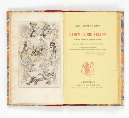 null [PAPIERS DE COULEUR].
3 livres imprimés sur des papiers de couleur. 1838-1889:
-...