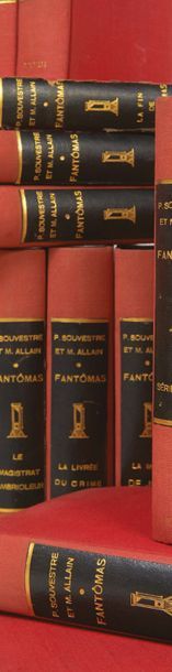 ALLAIN (Marcel) - SOUVESTRE (Pierre) 
Fantomas.
Paris: Arthème Fayard, 1912-1927....