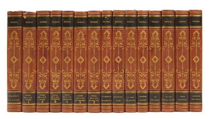 BALZAC (Honoré de) 
[OEuvres.]
Paris: Charpentier, 1838-1840. — 15 volumes petit...