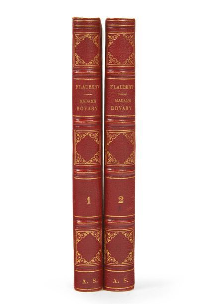 FLAUBERT (Gustave) 
Madame Bovary.
Paris: Michel Lévy frères, 1857. — 2 volumes in-18,...