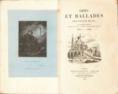 HUGO (Victor) 
Odes et ballades.
Paris: Charles Gosselin, Hector Bossange, 1829....