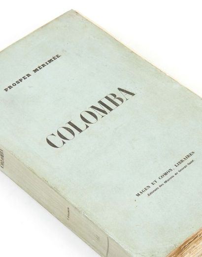 MERIMEE (Prosper) 
Colomba.
Paris: Magen et Comon, 1841. — In-8, 223 x 142: 463 pp.,...
