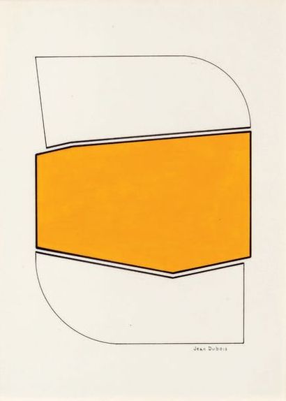 JEAN DUBOIS (1923-1990) Composition
Acrylique et encre sur papier.
Signé en bas à...