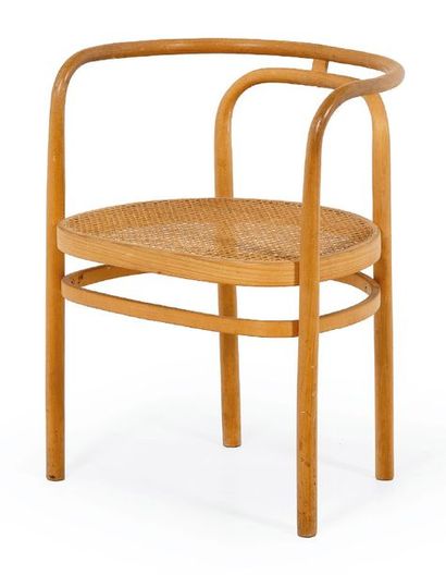 Poul Kjærholm (1929-1980) Fauteuil modèle «PK 12»
Frêne.
Édition Kold Christiensen.
1962.
H_70...