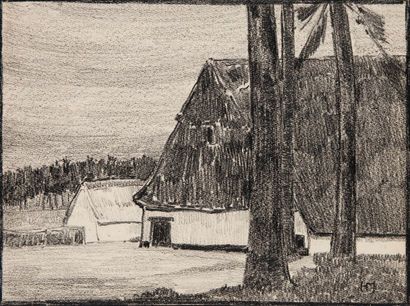 HENRY MEUWIS (1870-1935) Lot de trente-trois dessins
Crayon et fusain sur papier.
H_27,5...