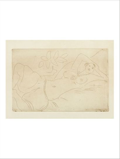 Henri MATISSE (1869-1954) Odalisque couchée, 1923
Eau-forte (Duthuit-Matisse 86).

Etching...