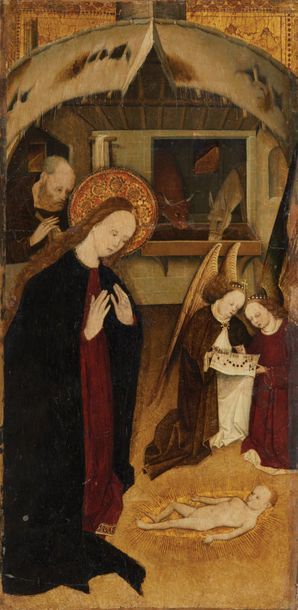 ARTISTE PICARD TRAVAILLANT EN PROVENCE (VERS 1460 - 1465) L'Adoration de l'Enfant
La...