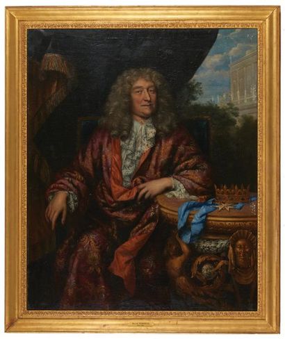 ENTOURAGE DE PIERRE MIGNARD (1612-1695) Portrait d'Henri de Bourbon, duc de Verneuil....