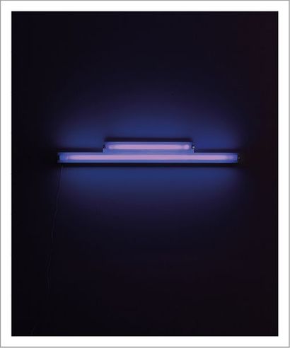 Dan FLAVIN (1933-1996) 
Untitled, 1964-1972
Lampes ultraviolet.
Cette oeuvre porte...