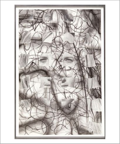 JIM SHAW (NE EN 1952) 
Untitled, Lee Ann, 2008
Brosse et crayon sur papier.
Brush...