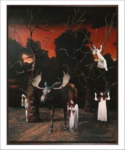 MARNIE WEBER (Née en 1959) 
The Vision, 2003
Tirage C-print et collages montés sur...