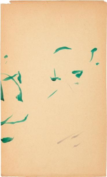 JEAN TINGUELY (1925-1991) Méta-Matic, 1959 Feutre sur papier. Cachet au dos « n°17...