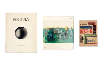 POL BURY - RAOUL DUFY - SOFFICI FUTRISTE Trois ouvrages: Bury, Texte André Balthazar,...