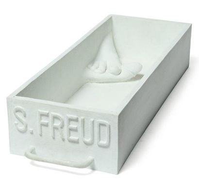 JAUME PLENSA (NÉ EN 1955) S. Freud, 2002 Bronze peint. Signé et numéroté 1/3 au dos....
