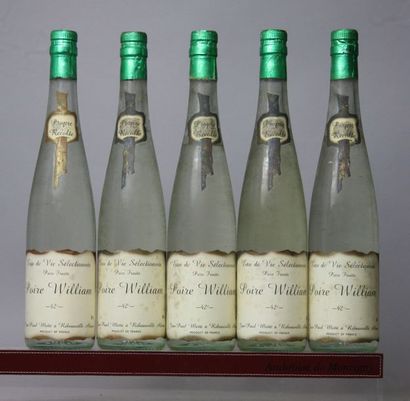 null 5 bouteilles EAU de VIE D'ALSACE "Poire William" - Paul METTE
LOT VENDU EN ...