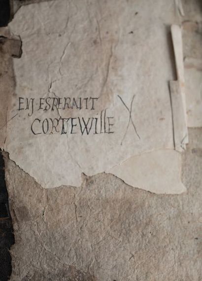SEVILLE Manuscrit, Difiniciones del capi de Sevilla, 1511; en espagnol; petit in-fol....