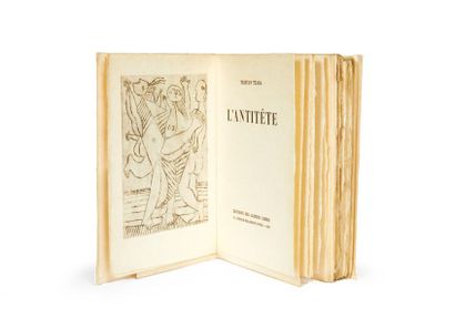 Tristan TZARA. L'Antitête. Paris, Éditions des Cahiers Libres, 1933.
In 8, broché,...