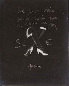 Léo MALET. Ne pas voir plus loin que le bout de son sexe. Sans lieu ni date [Paris,...