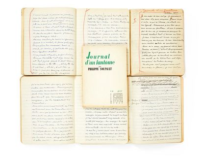 Philippe SOUPAULT. Journal d'un fantôme. [Paris, octobre 1945-mars 1946]. Manuscrit...