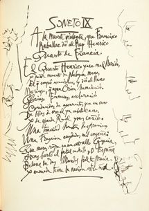 Luis de GÓNGORA. Vingt poèmes. Traduits par Z. Milner ces poèmes sont gravés en espagnol...