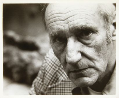 James GRAUERHOLZ. Portrait de William Burroughs. [1980] Photographie originale, épreuve...