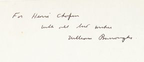 James GRAUERHOLZ. Portrait de William Burroughs. [1980]
Photographie originale, épreuve...