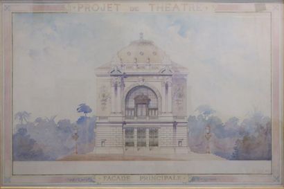 A. Viennois (XIXème -XXème).
Projet architectural,...
