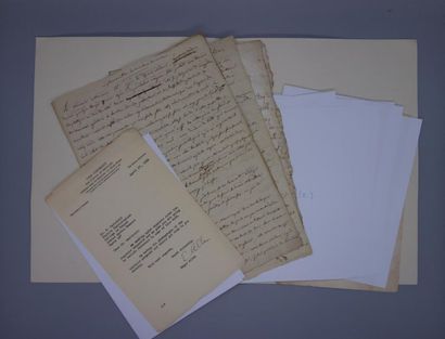 null MÉDECINE. 12 documents divers.
- 8 lettres et cartes adressées au Dr Fernand...