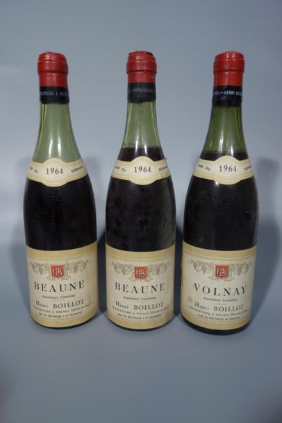 null 1 B VOLNAY (4,8 cm; e.l.a.) Henri Boillot 1964 
2 B BEAUNE (1 à 4,5 et 1 à 6,5...