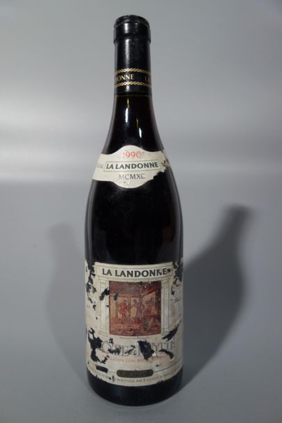 null 1 B CÔTE RÔTIE LA LANDONNE (e.q.i; clm.a; accrocs côté capsule) Guigal 1990