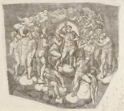 null Giorgio GHISI (circa 1512/20 - 1582).
Le Jugement dernier, d'après Michel-Ange.
Référence...