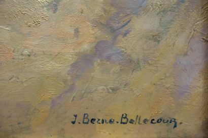 null Jean-Jacques Berne-Bellecour (1874-1939).
Cavalier Spahi-Marocain contemplant...