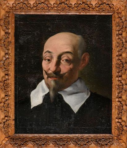 null ECOLE FRANCAISE Première Moitié du XVIIe siècle
Portrait d'homme à la moustache...