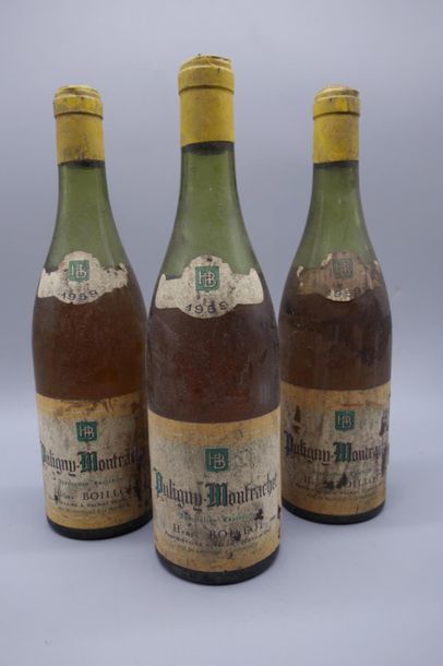 null 3 B Puligny Montrachet. 1959. Henri BOILLOT 