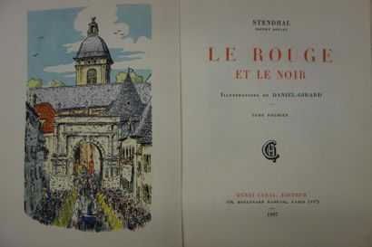 null STENDHAL, Le Rouge et le Noir, illustrations de DANIEL-GIRARD, 1927.