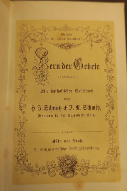 null Schmik & Schmik, Kern der Gebete, 1852. 