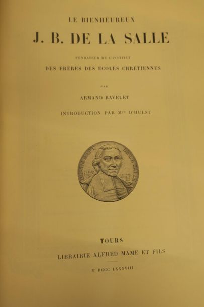 null Armand RAVELET, Le Bienheureux Jean-Baptiste de la Salle, 1888.